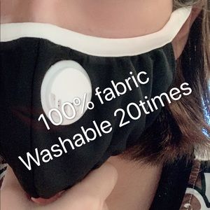 Fabric mask with filter